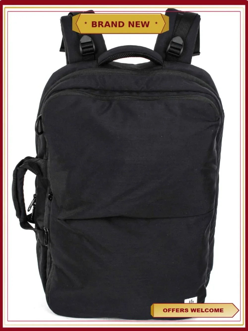 Unisex Venture Backpack - 1050D Nylon, Laptop Padded, Versatile